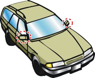 ミラーレス車は高齢者には危険!遠近老眼鏡をかけましょう